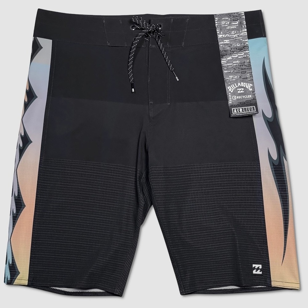 Mens Billabong D Bah Airlite Board Shorts - NWT 36 Black / Multi - #49645-L5